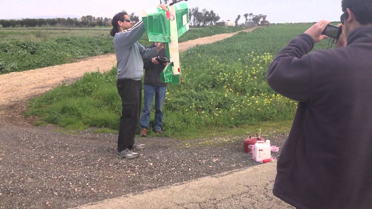 3D Glow RC Plane Start and Takeoff