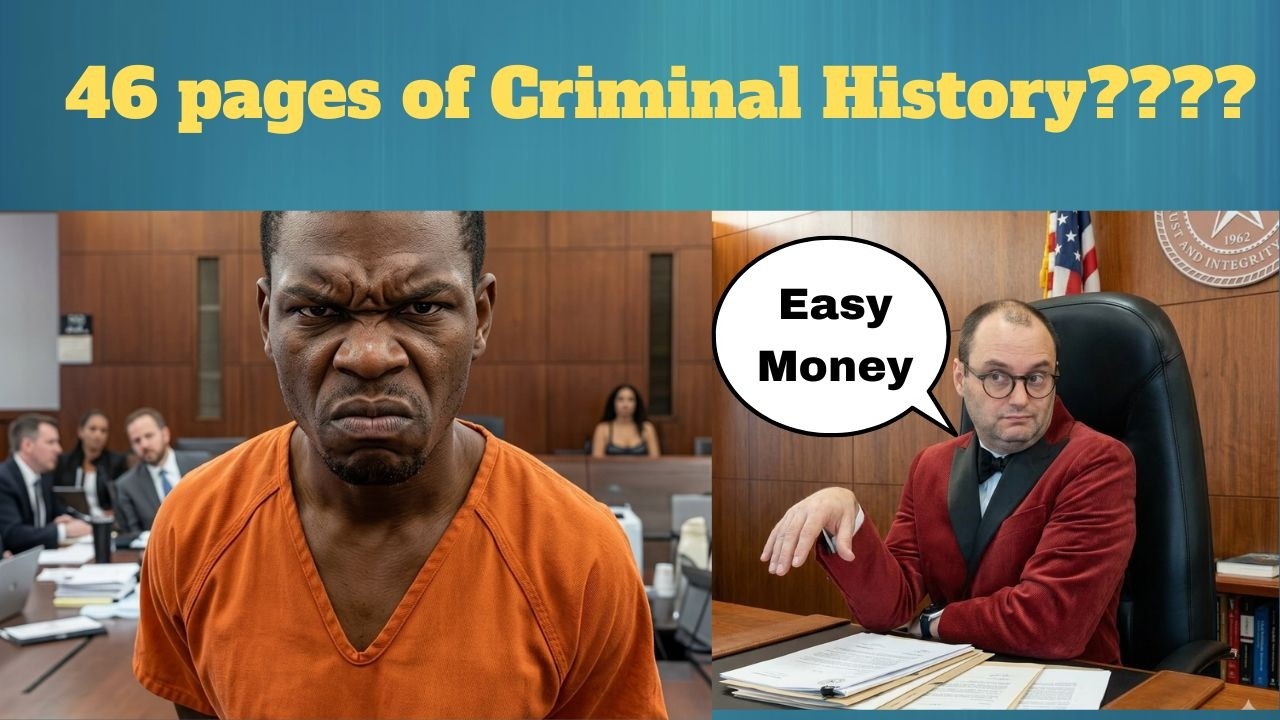 Judge Fleischer said EASY MONEY! 💸 (46 Pages of Criminal History) #harriscounty #courtroomdrama