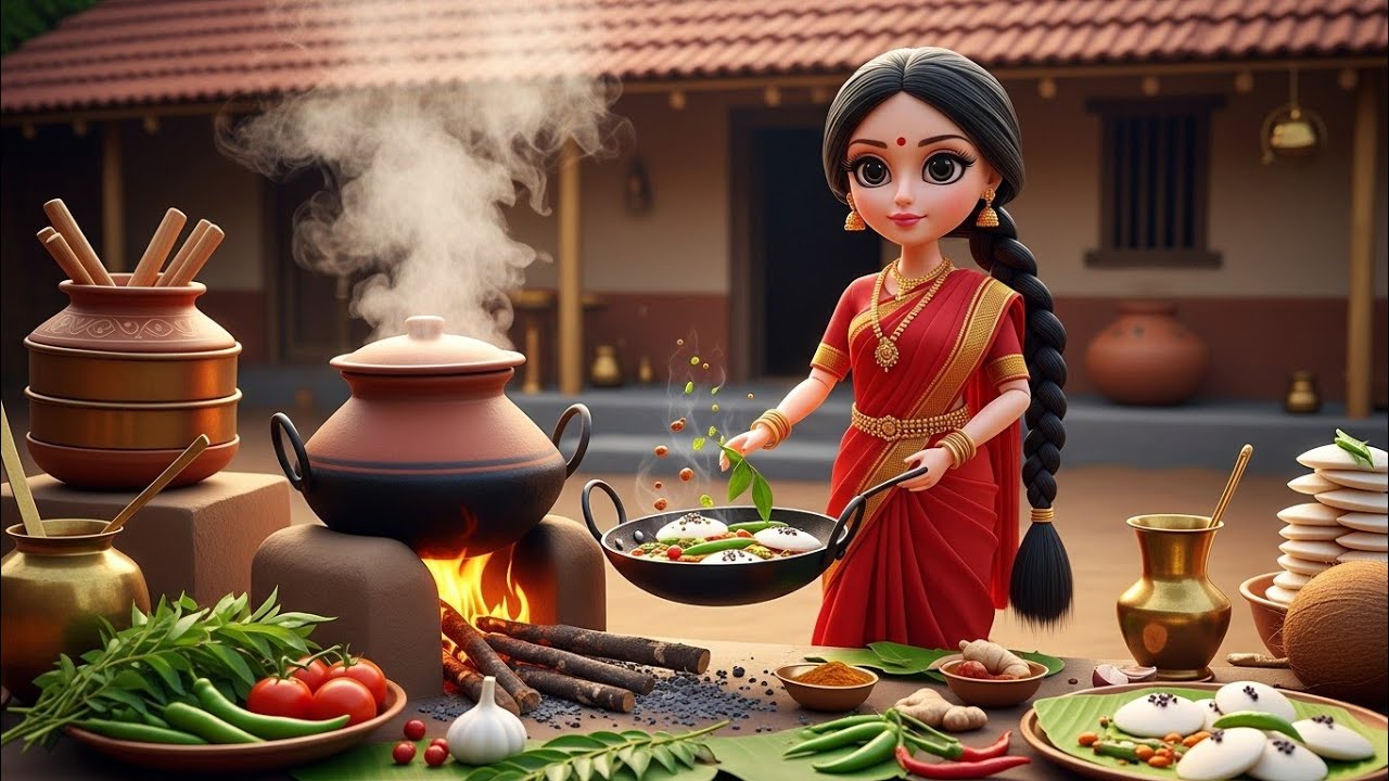 Mini kitchen special Miniature | masala idli recipe cooking 🍚#cooking#asmr 