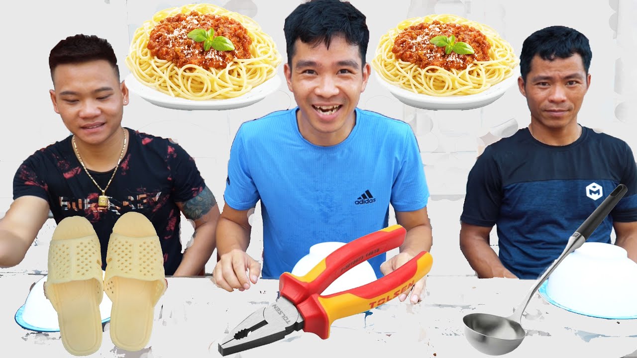 PHD -  Trận Chiến Ăn Với Nhiều Dụng Cụ | Eating Challenge