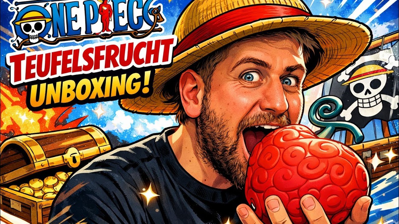 Ich habe eine ONE PIECE Teufelsfrucht gegessen...| Unboxing #onepiece #devilfruit #netflix #unboxing