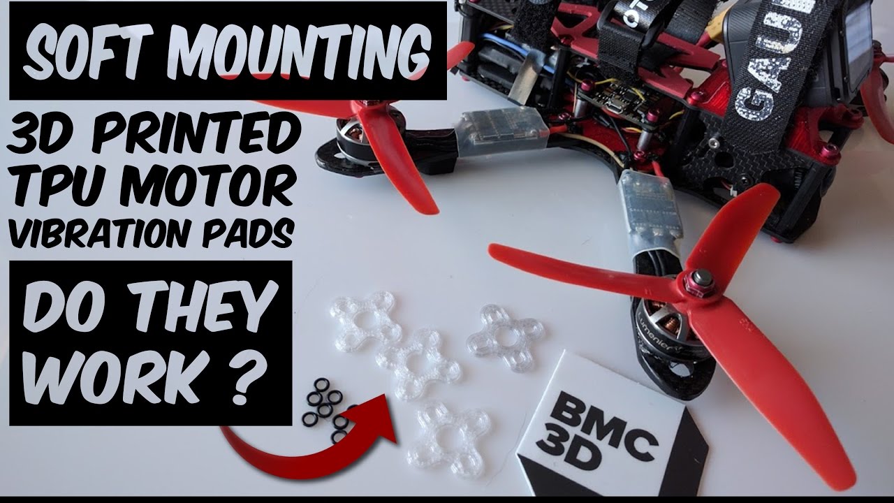 Ultimate way to SOFT MOUNT your motors for FPV, DOES IT WORK?