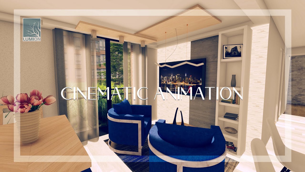 Interior design for small spaces || Lumion cinematic animation
