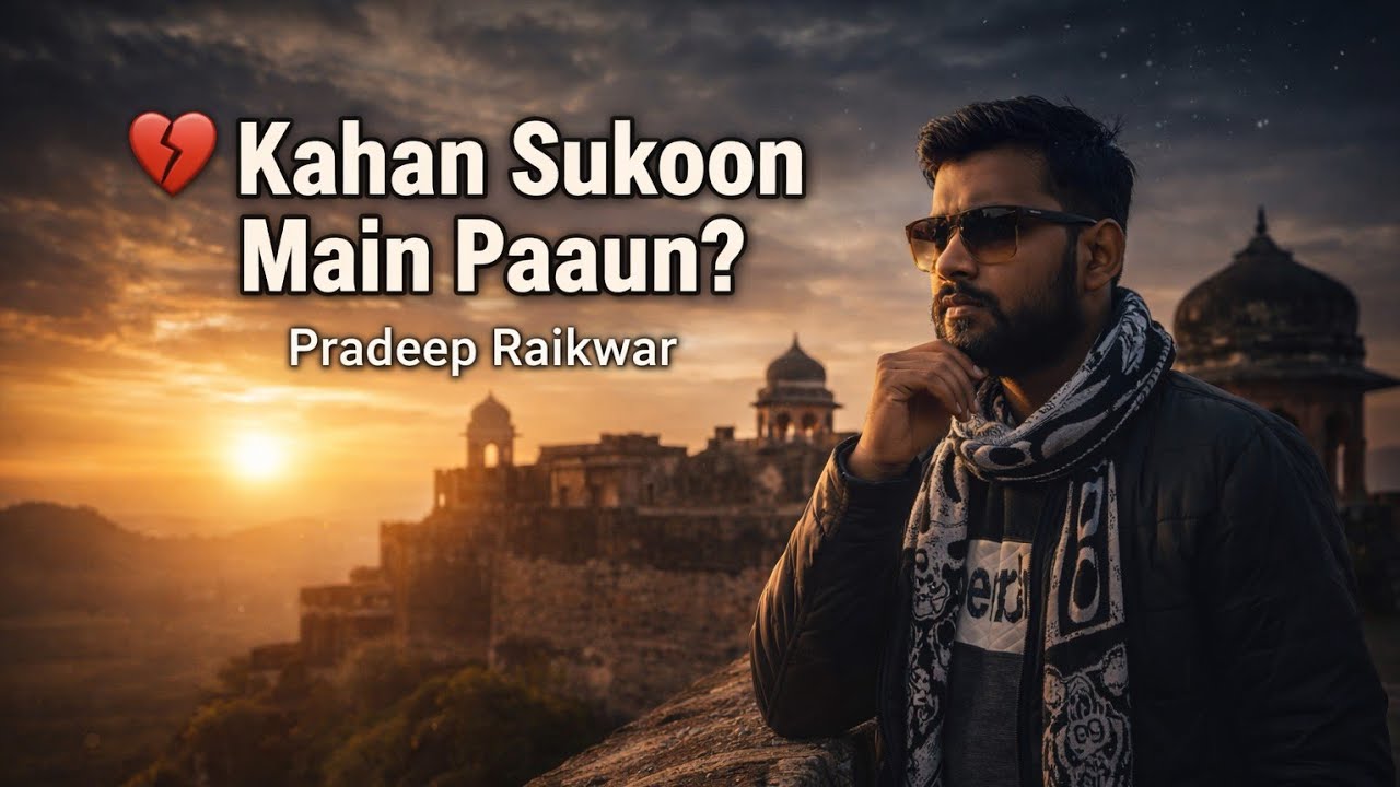 💔 Kahaan Sukoon Main Paun? | Pradeep Raikwar - Sad Love Song at Baldevgad Fort