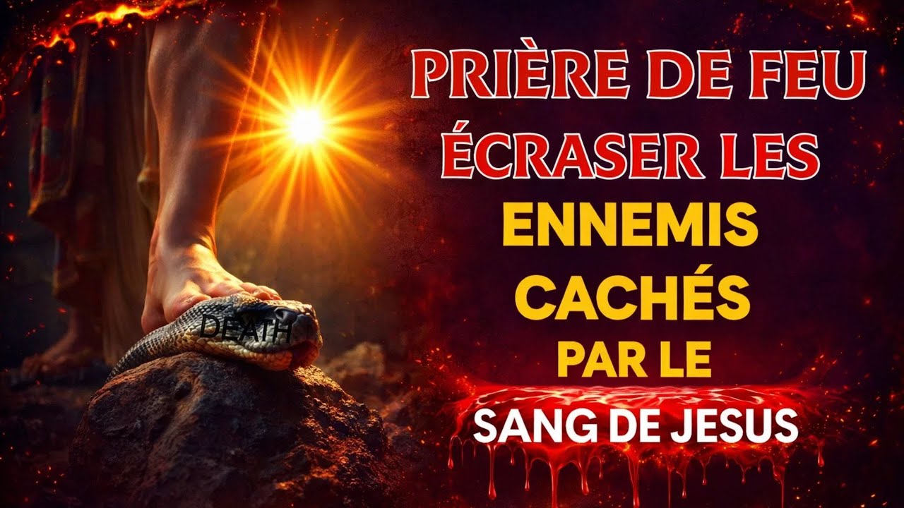 🔥 PRIÈRE VIOLENTE QUI ÉCRASE LES ENNEMIS CACHÉS🔥LA SORCELLERIE🔥 ET TOUTE ATTAQUE DU MAL AUJOURD’HUI