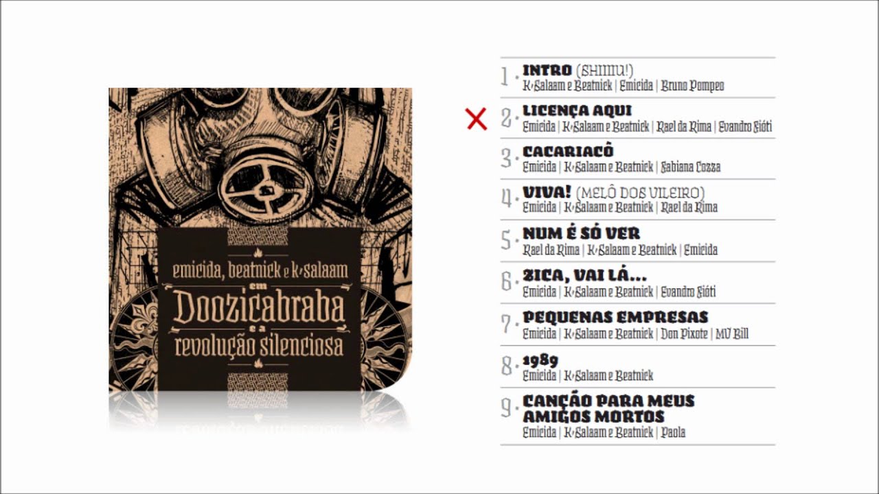 Emicida - Licen&ccedil;a Aqui [ Part. Rael Da Rima e Evandro Fi&oacute;ti ]