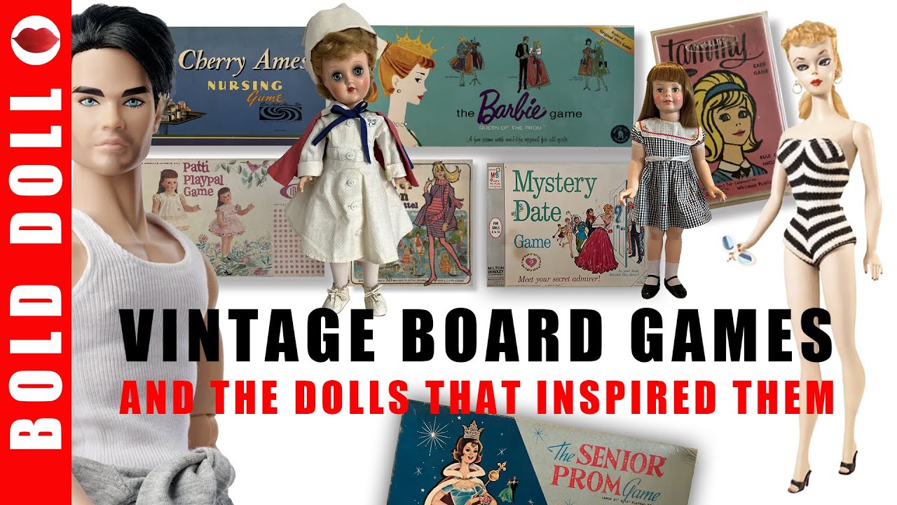 Vintage Dolls and Board Games
