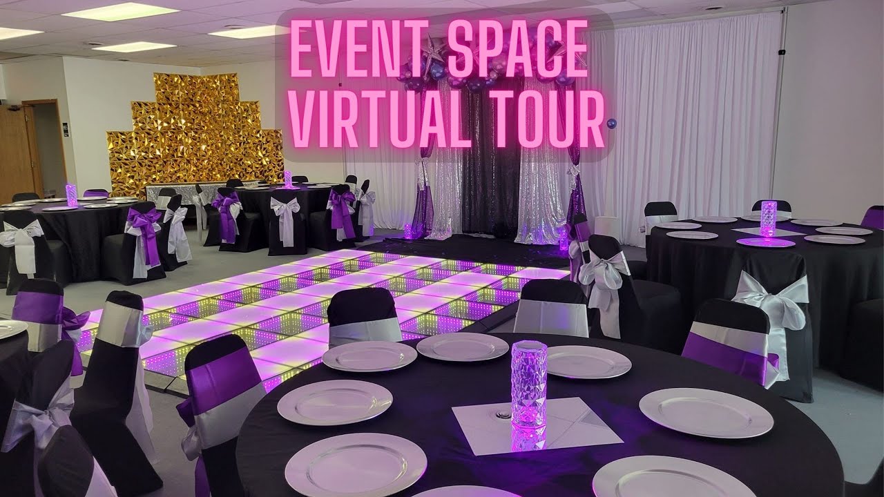 Event Hall Vitural Studio Tour | Event Space Rental | Party Rental Business | Moguls Palace