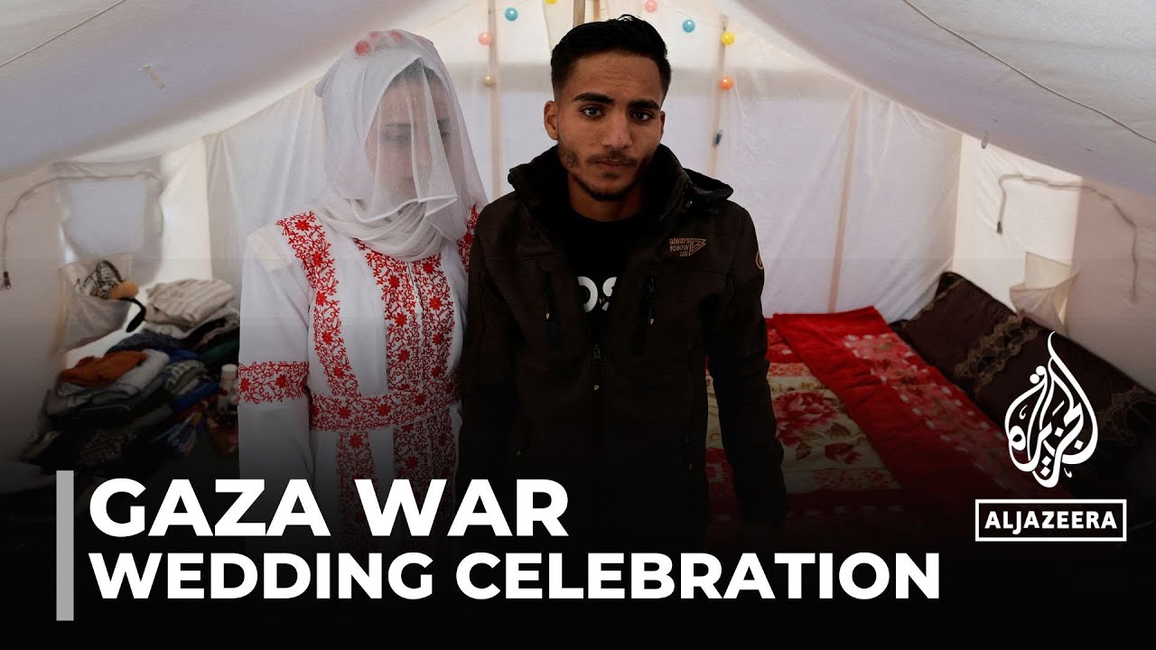 Gaza wedding: Palestinian family celebrates love & resilience