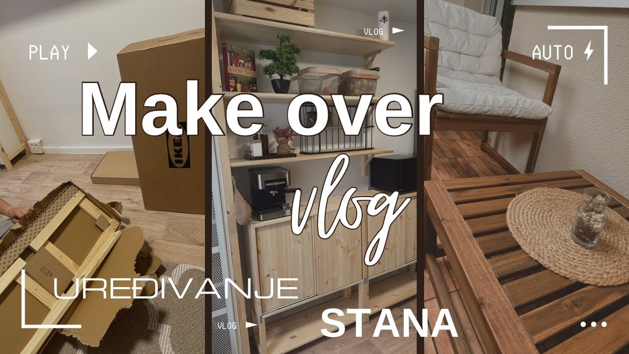 Uređivanje stana-kupovina novog namještaja za kuhinju i balkon