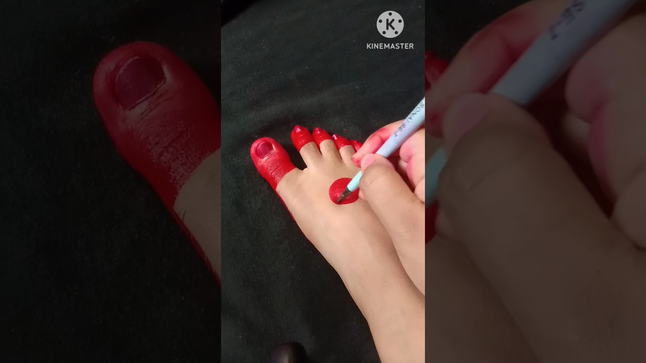 How to decorate feet alta design #shorts #trending #alta #mehndi #altadesign #nature #natural #art