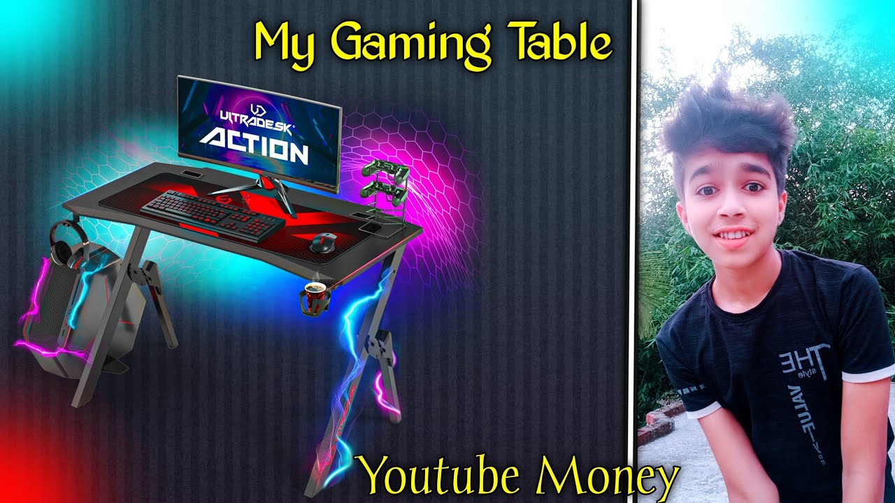 My New Gaming Table from YouTube Payment | Koobra bhai Gaming Table Form YouTube Money Vlog