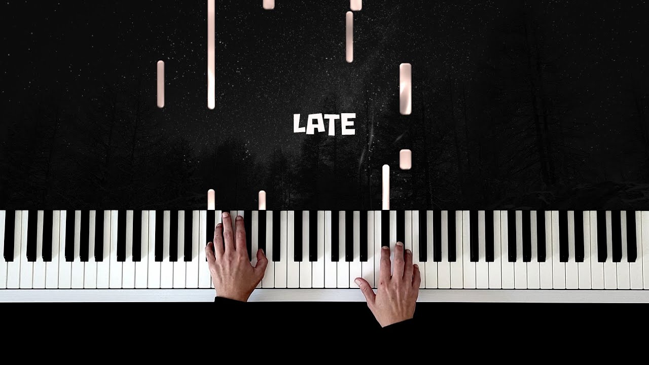 Late - Nils Frahm Piano Cover Piano Tutorial Relaxing Piano Music