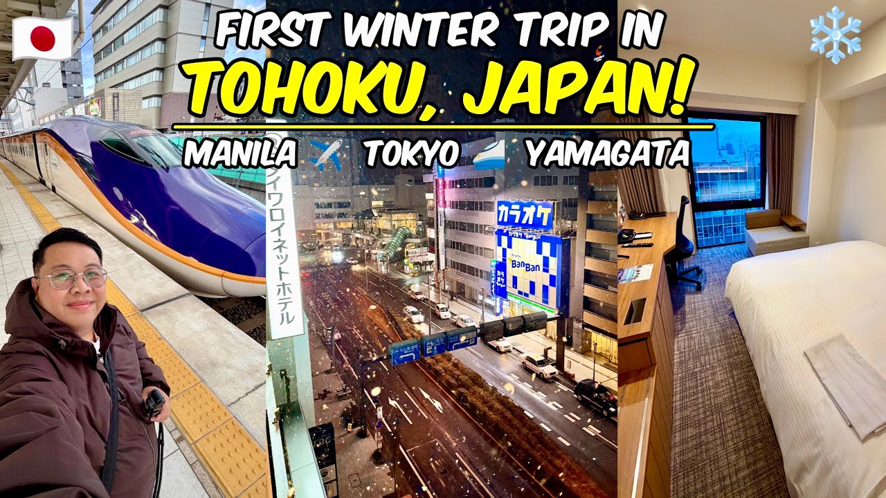 Let’s Go to Tokyo & Yamagata 🇯🇵 | Exploring Japan’s Hidden Tohoku Region ❄️