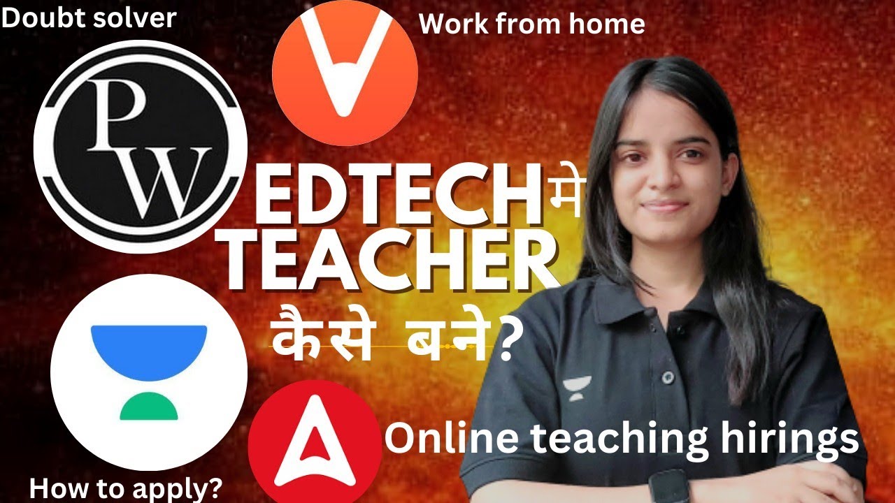 How to apply for Teaching in PW UNACADEMY VEDANTU hiring work from home PW doubtsolving faculty