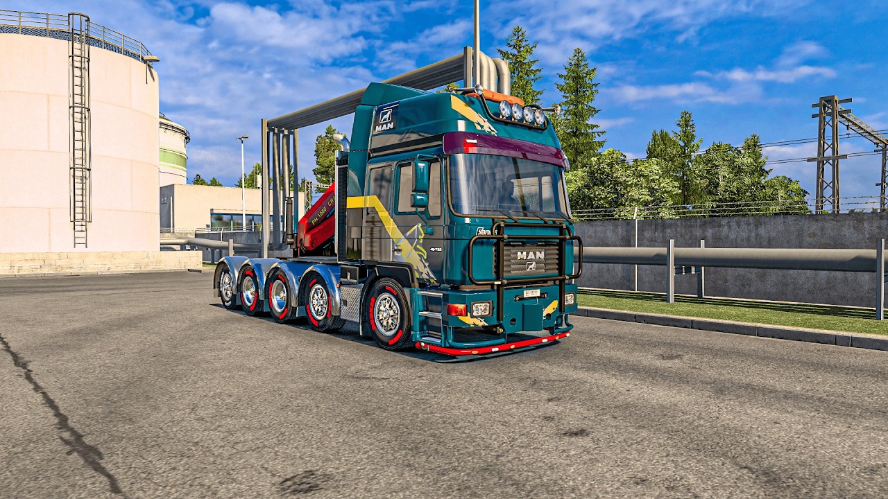 Man F200 Beast 1000hp Drive | Realistic Graphics | ETS 2 1.58 Gameplay
