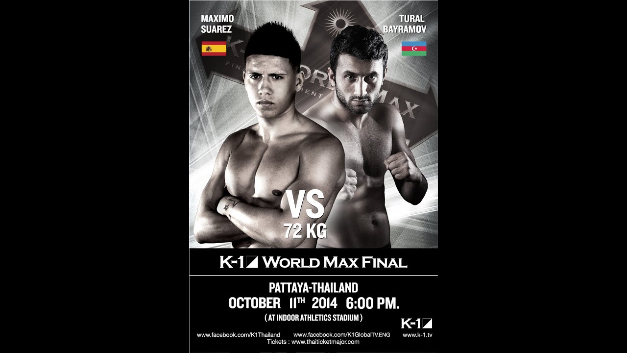 K-1 MAXIMO SUAREZ vs TURAL BAYRAMOV 72kg superfight