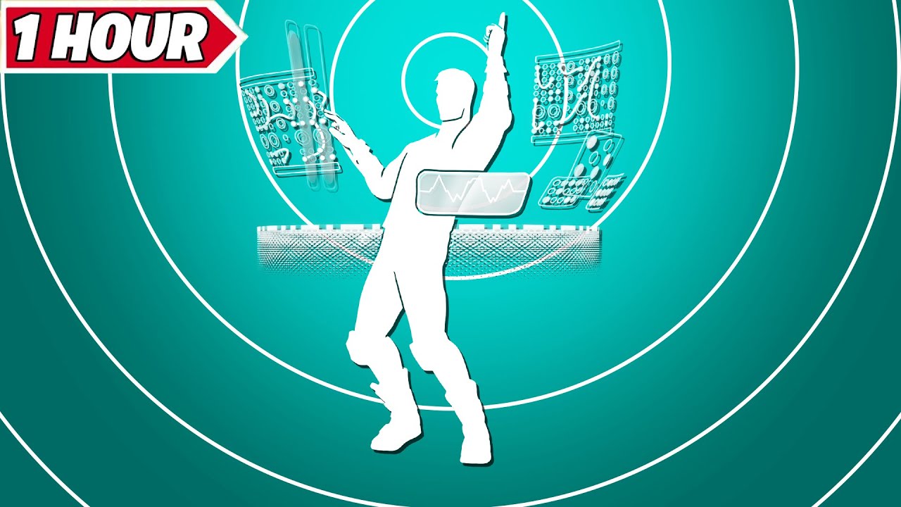 Fortnite mau5lab Emote 1 Hour! ( deadmau5 - Strobe )