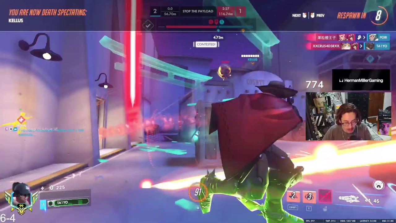 [OW]　OW部門やばすぎるので、僕も頑張りたい。