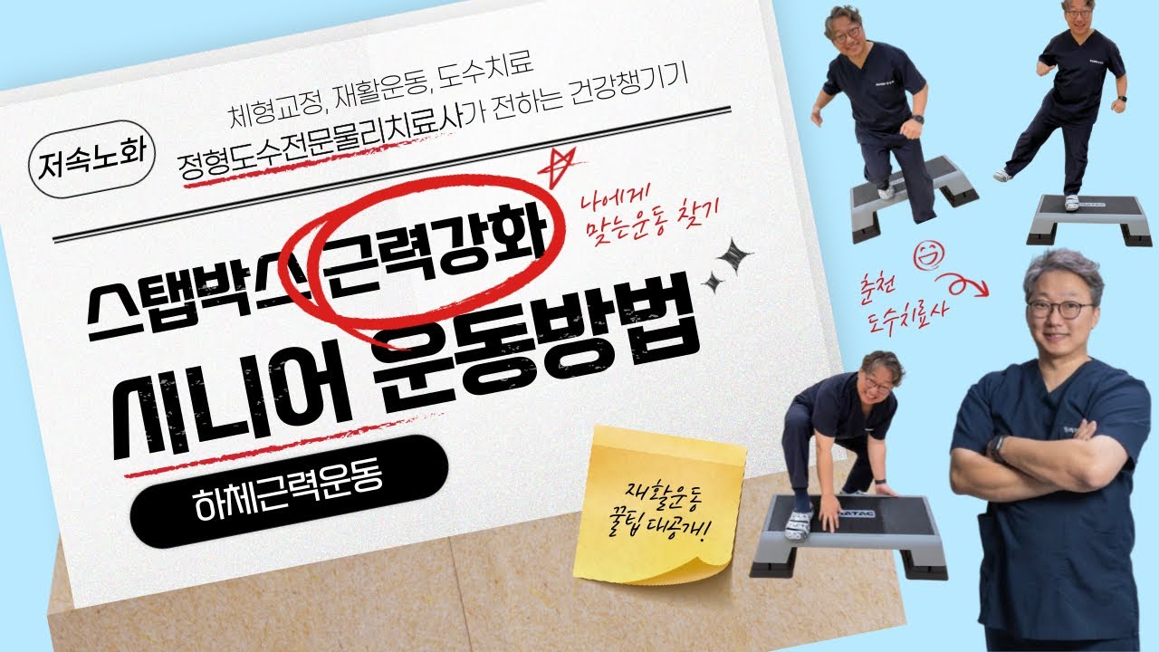 시니어 스탭박스 근력운동 당뇨예방편(Senior Strength Training Step Box Diabetes Prevention Edition)