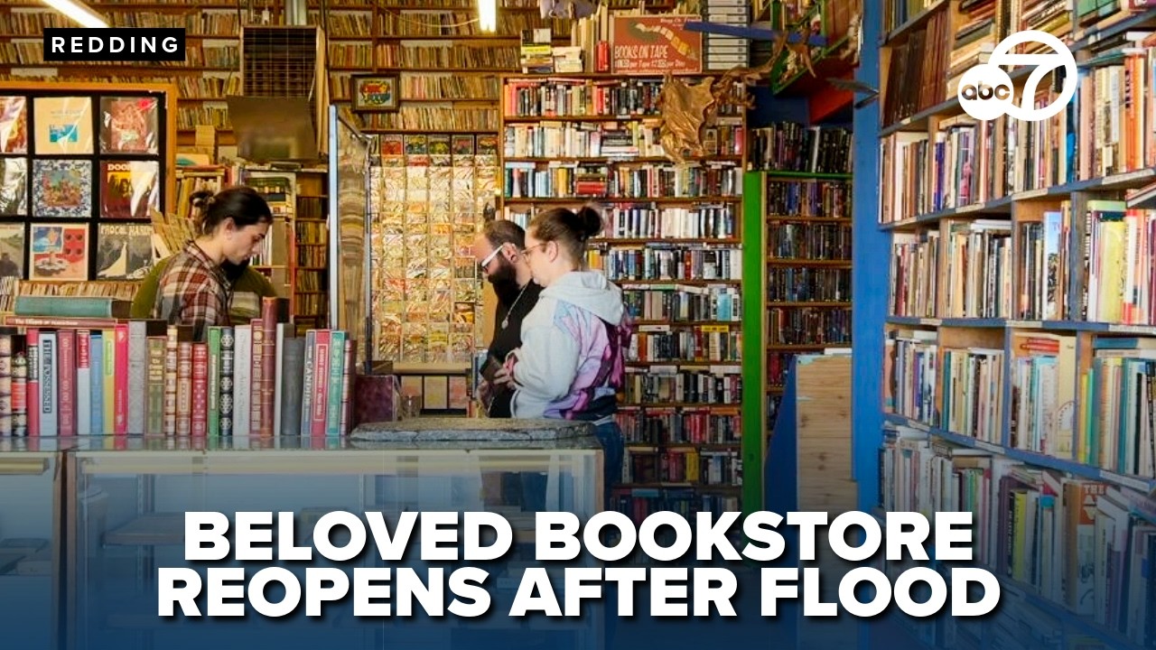 Redding’s oldest used bookstore reopens after flood, saved by longtime customer