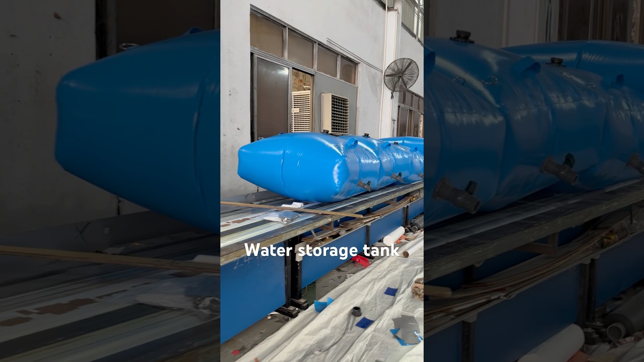Do you like the blue water storage tank? 