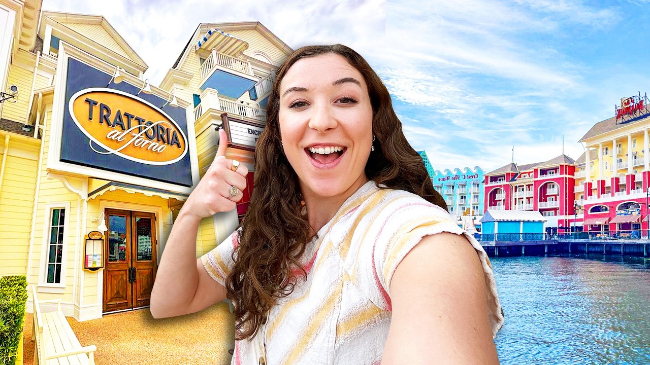 This Disney World Restaurant Has EXPLODED in Popularity - Breakfast & Dinner at Trattoria al Forno