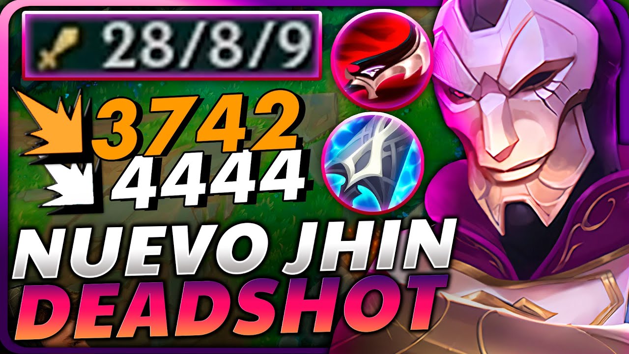 💥¡USO la *NUEVA BUILD* de JHIN con +1100 de AD que HACE 1 CLICK = 1 KILL! (JHIN DEADSHOT ES BRUTAL)