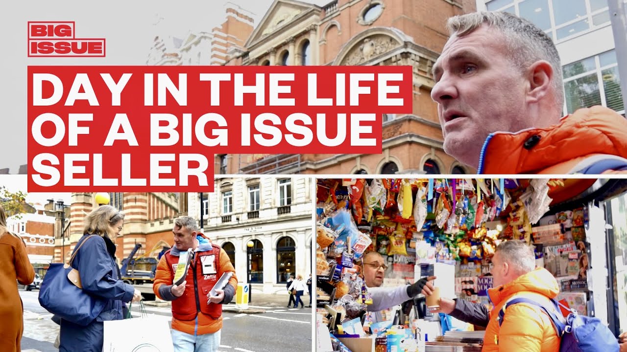 Day in the Life of a Big Issue seller