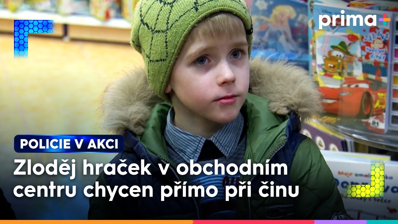 Zloděj hraček v obchodním centru chycen přímo při činu | Policie v akci