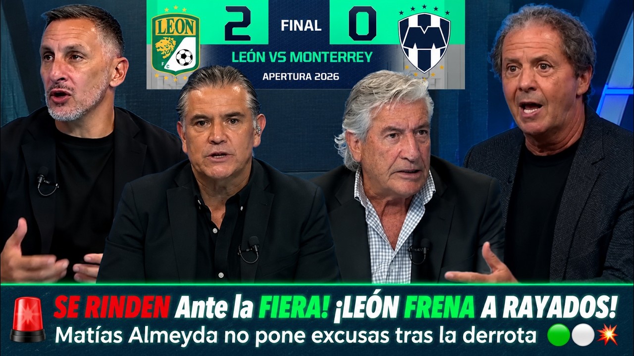 🚨 &iexcl;SE RINDEN ANTE LA FIERA! Le&oacute;n FRENA a Rayados y Almeyda NO PONE EXCUSAS tras la derrota 🟢⚪
