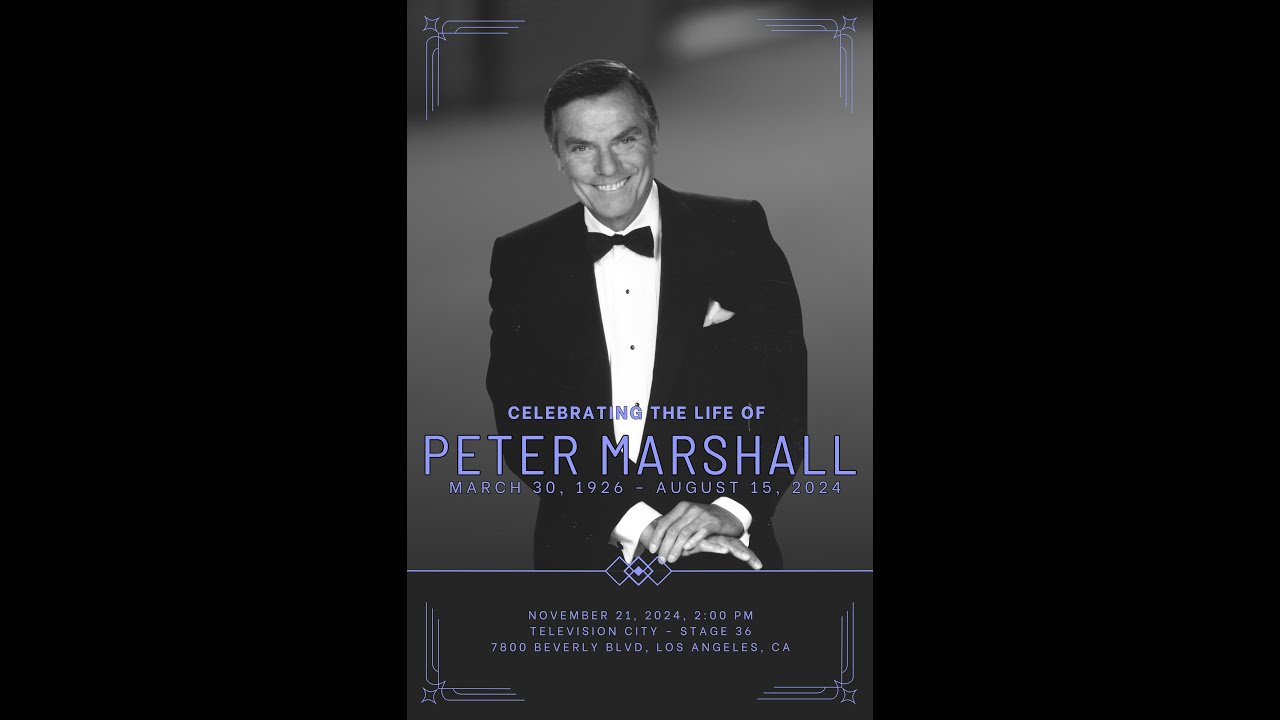 Peter Marshall | Celebration of Life | November 21, 2024