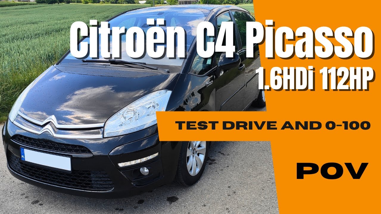 Citroën C4 Picasso 2011 (1.6 HDI 112HP) | 4K POV Test Drive  | 0-100  | Highway