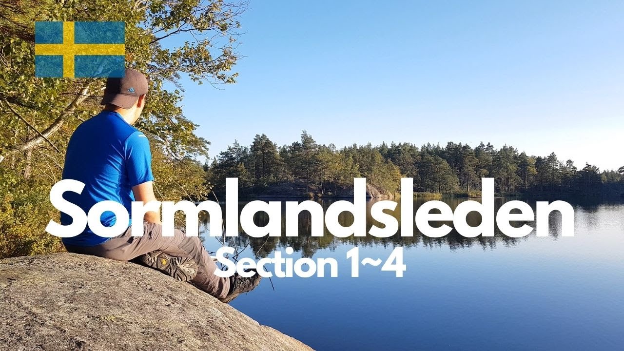 Sörmlandsleden section 1~4 hiking (Tyresta national park hiking, 30Km) - Sweden #Stockholm