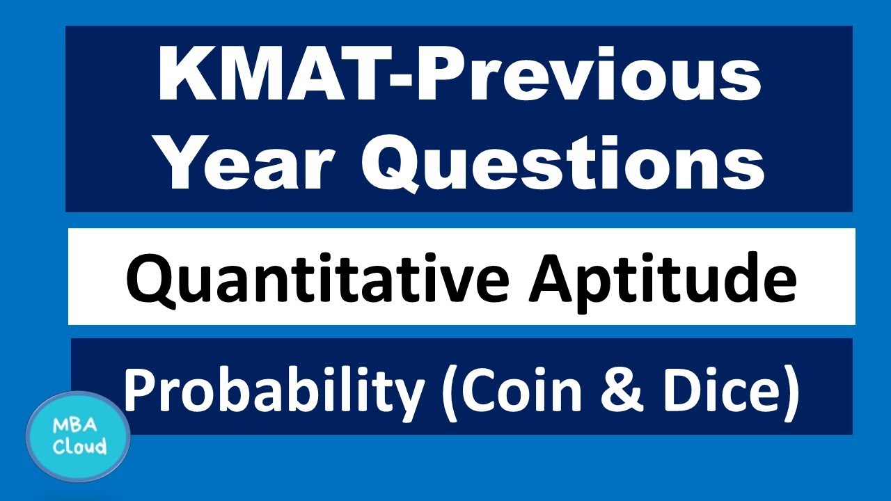 KMAT Exam| Quantitative Aptitude| Probability