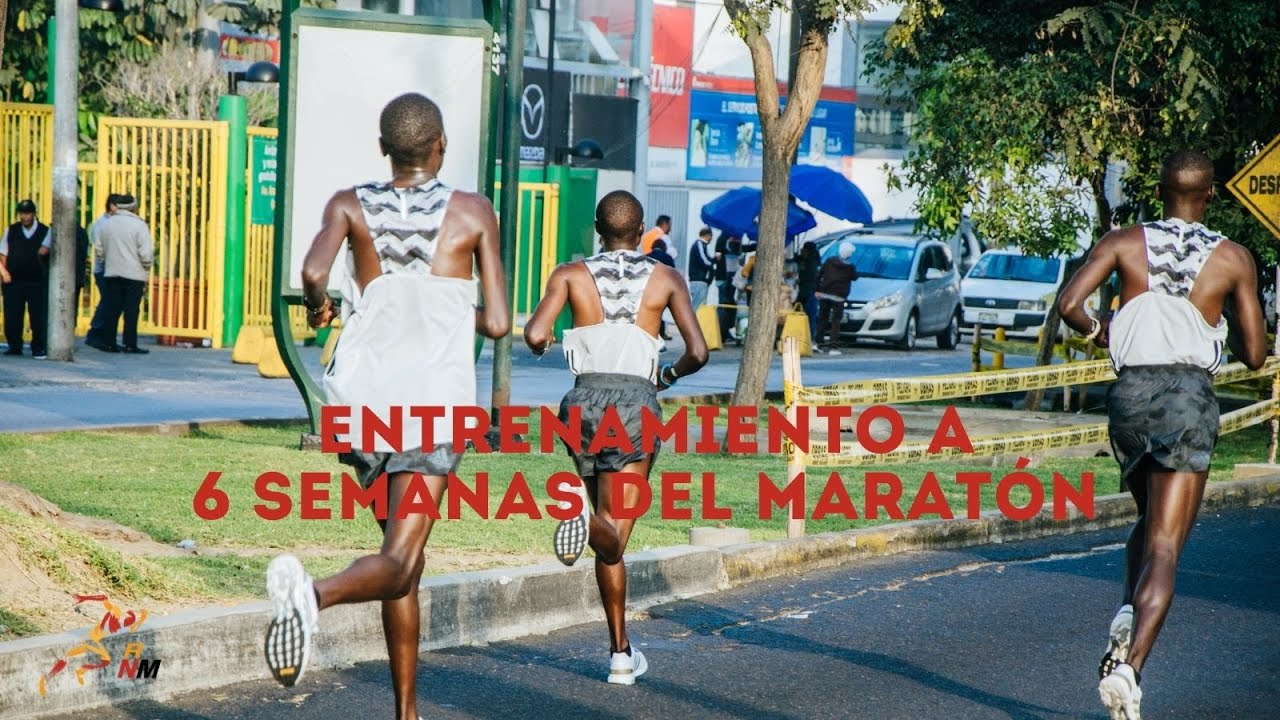 entrenamiento a 6 semanas del maratón