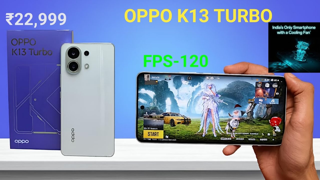 OPPO K13 TURBO BGMI FPS TEST 😨
