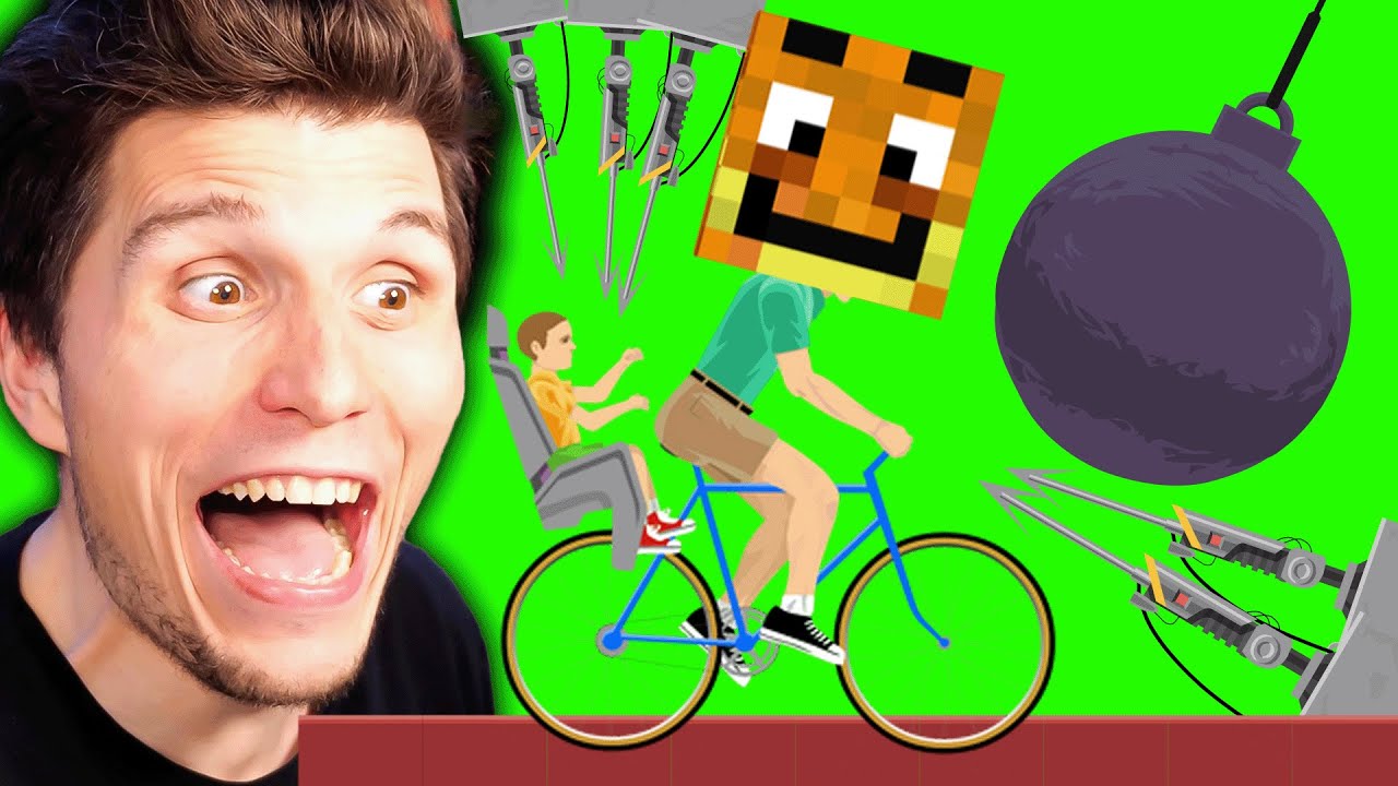 Zuschauer haben mir diese PALUTEN Level gebaut | Happy Wheels