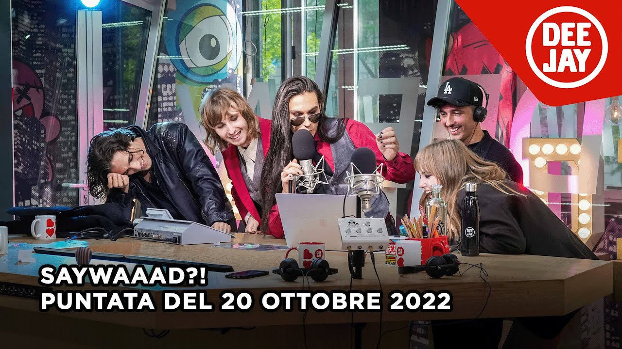Måneskin ospiti a #SayWaaad – Puntata del 20 ottobre 2022