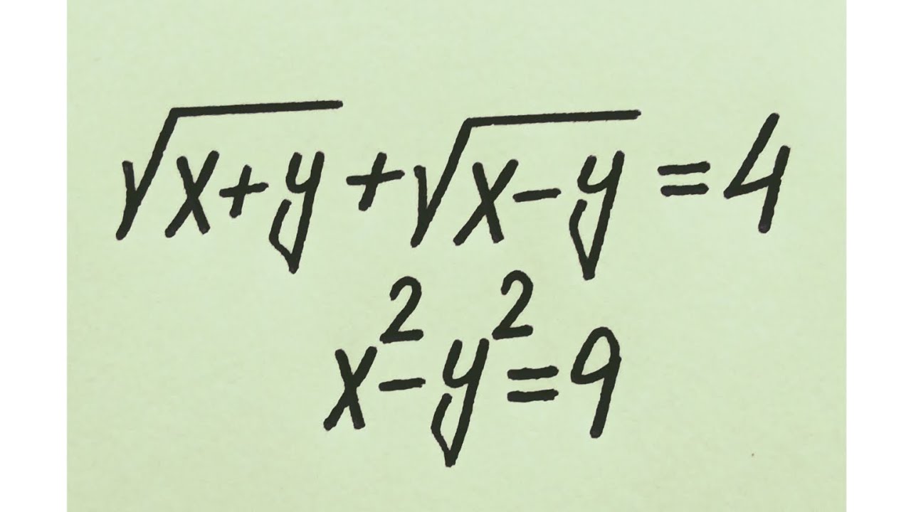 Harvard University Admission Interview Tricks | Find (x,y)=? | Algebra Simplification 