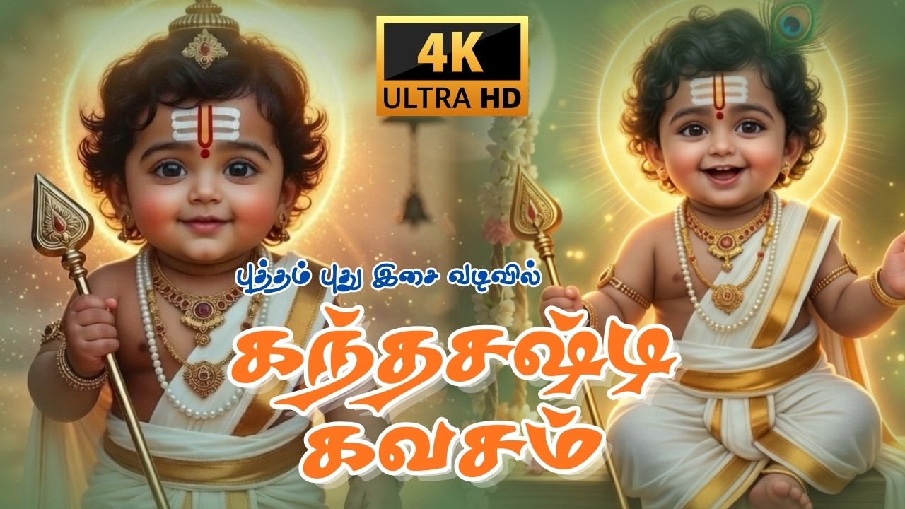 Kandha Sasti Kavasam 4K | கந்த சஷ்டி கவசம் | Kanda Sashti Kavasam New Version