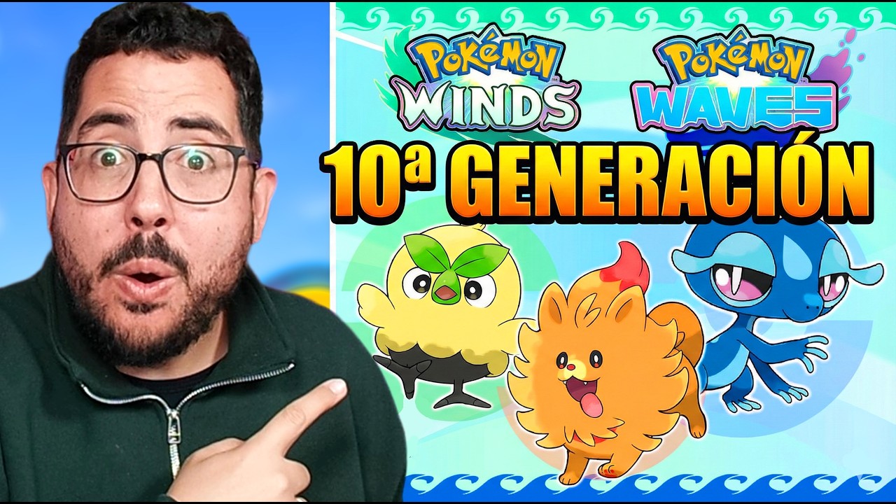 REACCIÓN a POKÉMON VIENTO y POKÉMON OLEAJE | DÉCIMA GENERACION | POKÉMON PRESENTS