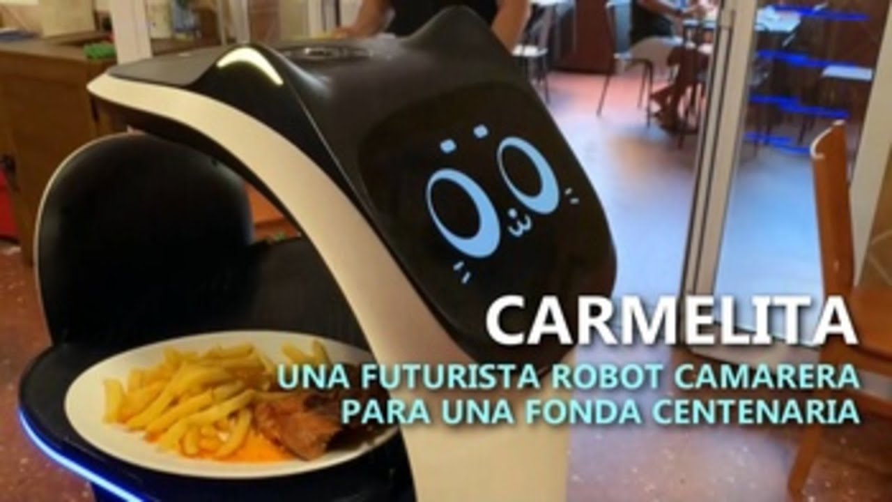 Carmelita, una futurista robot camarera para una fonda centenaria