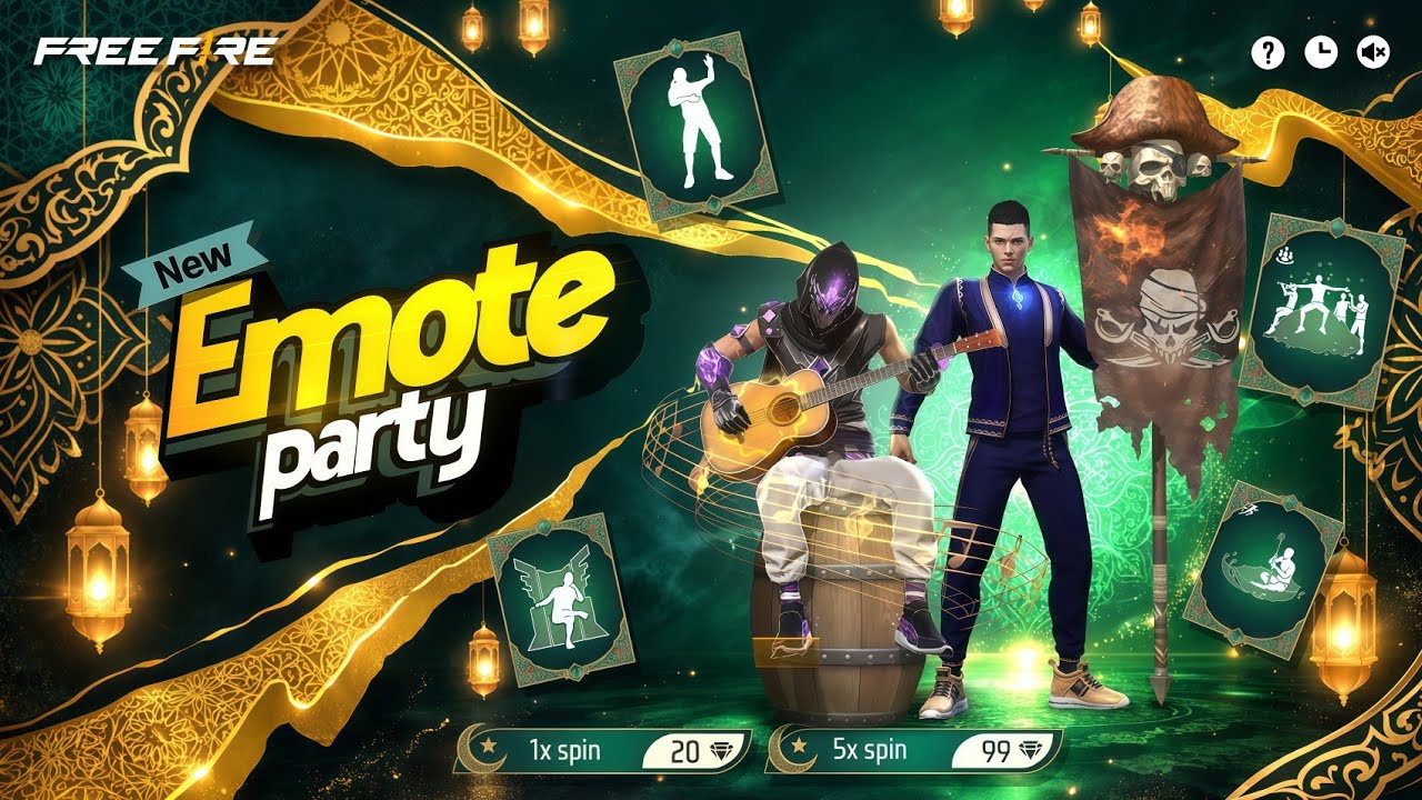 ফাইনালি New Emote Party Event Confrim আসছে🤯🔥|Emote Party Event Return Bangladesh server|FF New Event