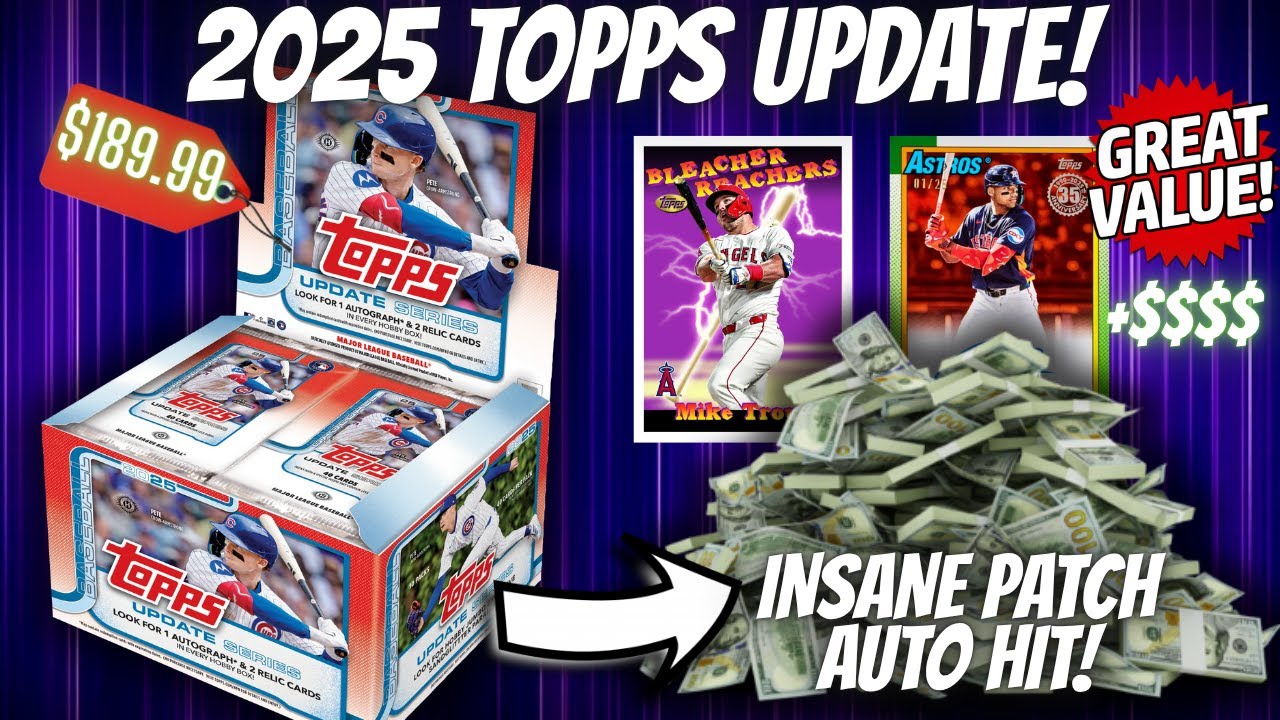 💥ОГРОМНЫЙ АВТОМОБИЛЬ ЛЕГЕНДЫ💥ОТКРЫТИЕ КОРОБКИ-ХОББИ-ОБНОВЛЕНИЯ TOPPS 2025 ГОДА! НОВЫЙ РЕЛИЗ! ГРОМ...