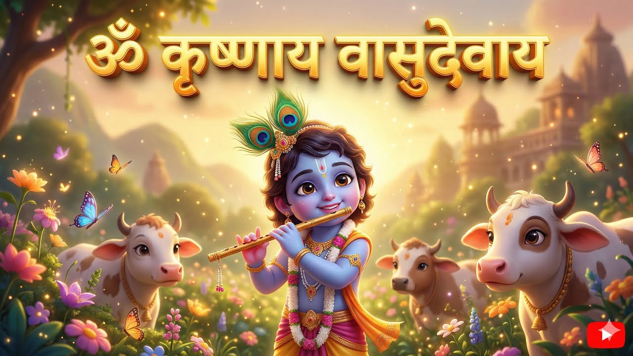 Listen Before Going Out Most Powerful Krishna Mantra for Protection & Peace कृष्णाय वासुदेवाय मंत्र 