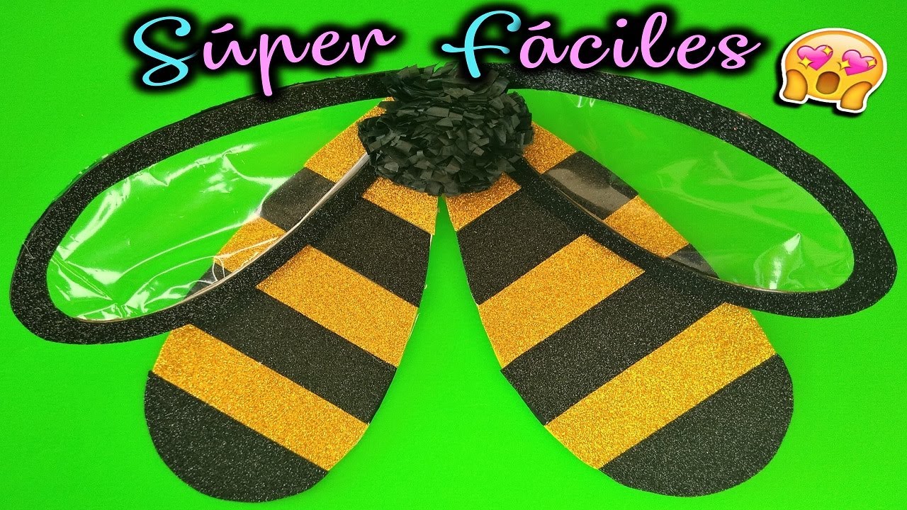 Como hacer Alas de Abeja Super fácil 🐝