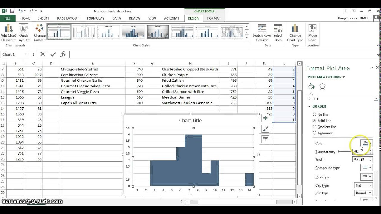 Making a Histogram on Excel 2013