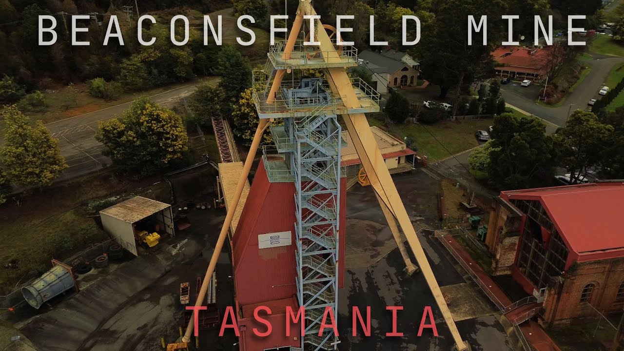 The Haunting Beaconsfield Mine in Tasmania! Site of the tragic collapse in 2006 filmed in 4k 🚁