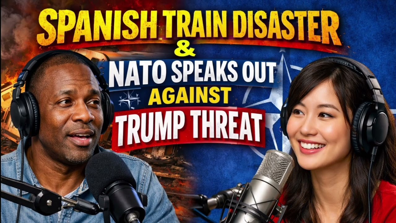 EP #45 Spanish Train Disaster + NATO & Macron speak out against Trump's tarriff threats 